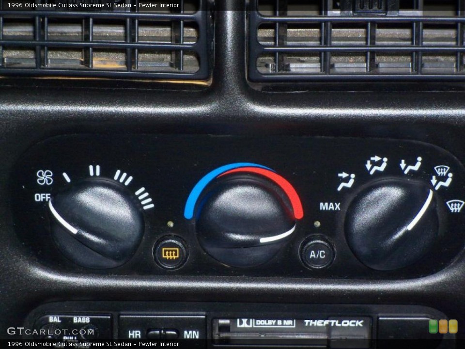 Pewter Interior Controls for the 1996 Oldsmobile Cutlass Supreme SL Sedan #38628330