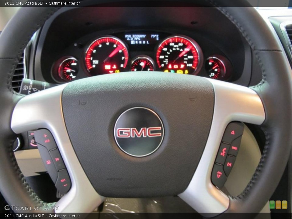 Cashmere Interior Steering Wheel for the 2011 GMC Acadia SLT #38628334