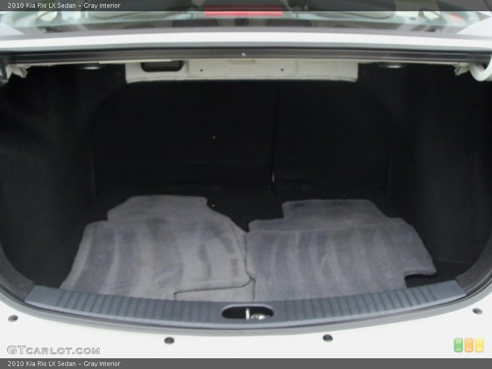 Gray Interior Trunk for the 2010 Kia Rio LX Sedan #38628790