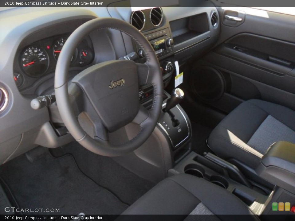 Dark Slate Gray Interior Photo for the 2010 Jeep Compass Latitude #38630470