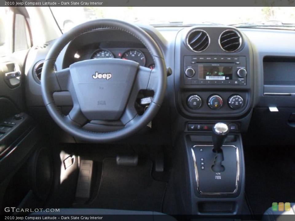 Dark Slate Gray Interior Dashboard for the 2010 Jeep Compass Latitude #38630738