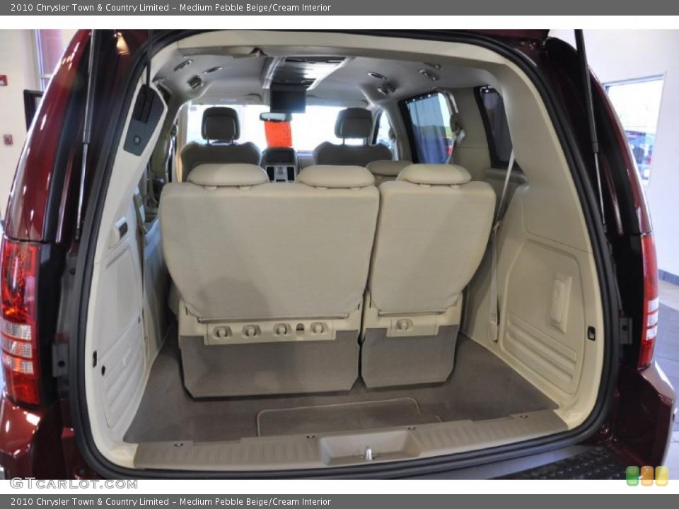 Medium Pebble Beige/Cream Interior Trunk for the 2010 Chrysler Town & Country Limited #38631274