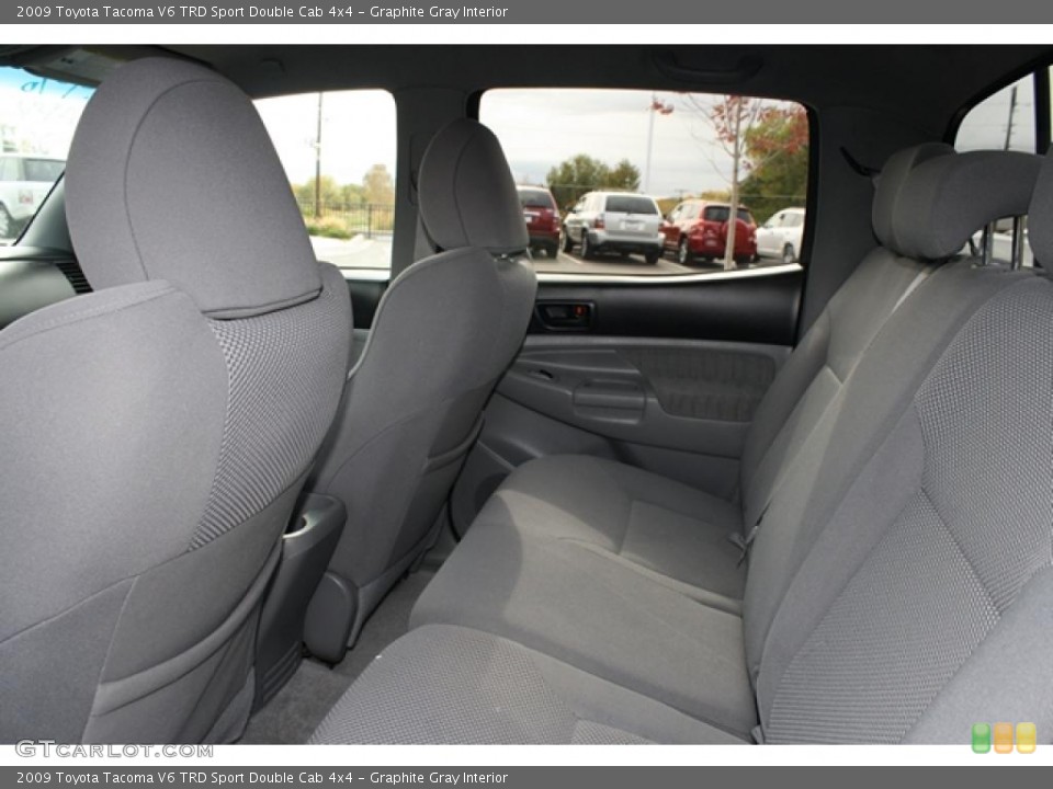 Graphite Gray Interior Photo for the 2009 Toyota Tacoma V6 TRD Sport Double Cab 4x4 #38631914