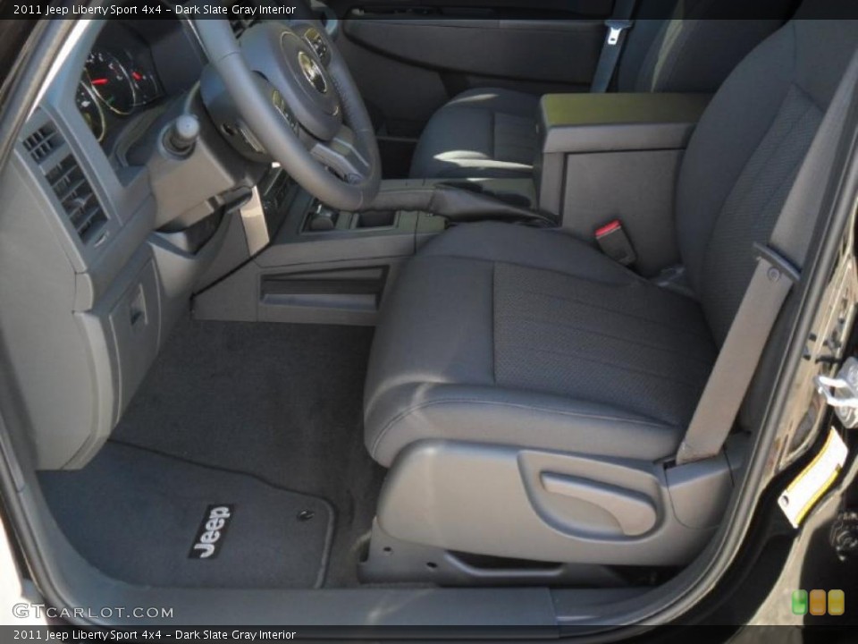 Dark Slate Gray Interior Photo for the 2011 Jeep Liberty Sport 4x4 #38632210