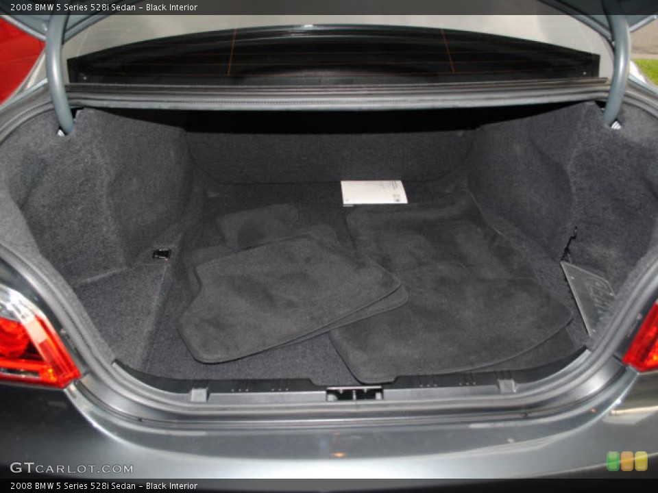 Black Interior Trunk for the 2008 BMW 5 Series 528i Sedan #38634902