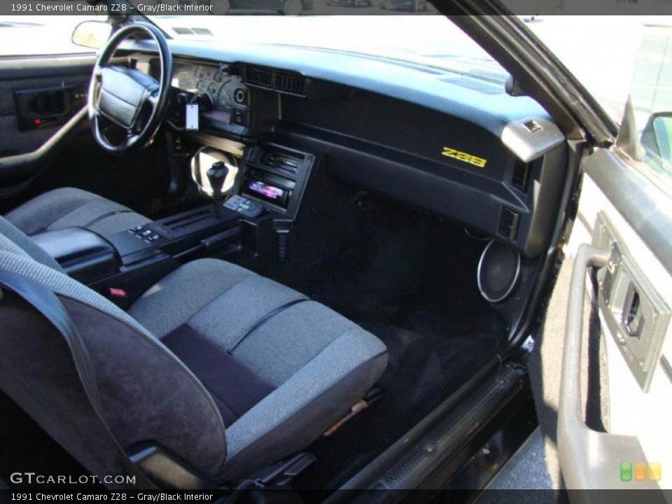 Gray/Black Interior Dashboard for the 1991 Chevrolet Camaro Z28 #38635042