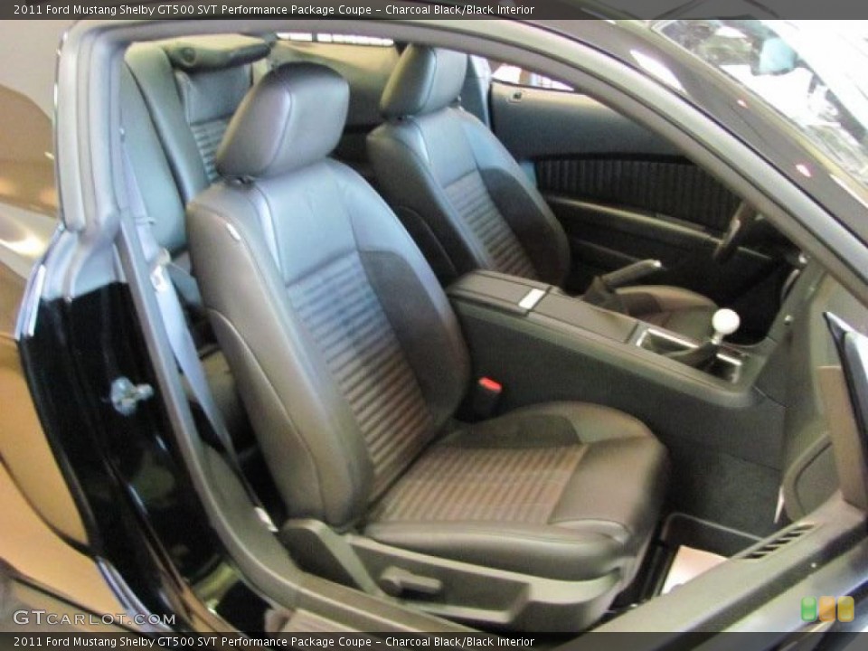 Charcoal Black/Black Interior Photo for the 2011 Ford Mustang Shelby GT500 SVT Performance Package Coupe #38635486