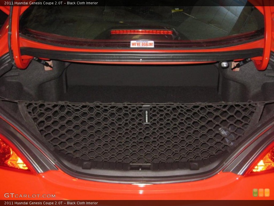 Black Cloth Interior Trunk for the 2011 Hyundai Genesis Coupe 2.0T #38635566