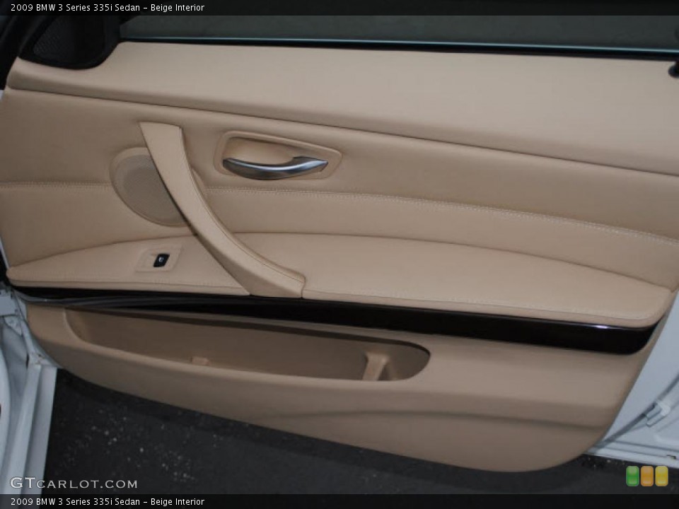 Beige Interior Door Panel for the 2009 BMW 3 Series 335i Sedan #38635570