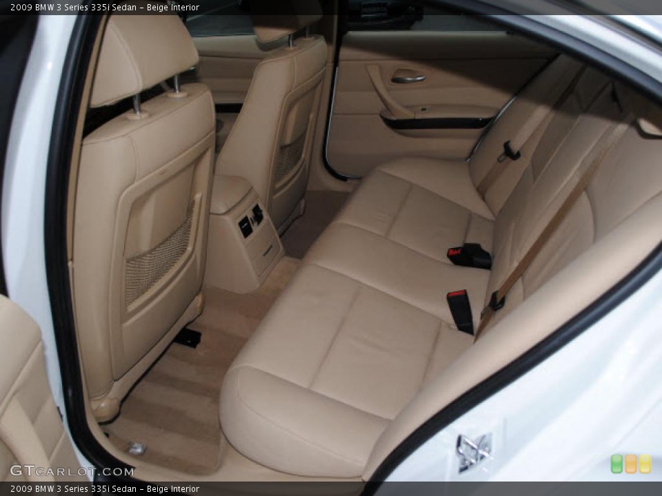 Beige Interior Photo for the 2009 BMW 3 Series 335i Sedan #38635694