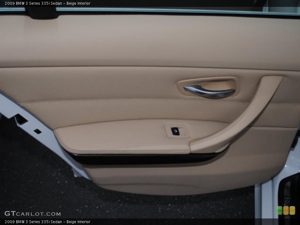 Beige Interior Door Panel for the 2009 BMW 3 Series 335i Sedan #38635710