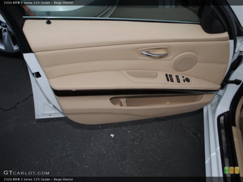Beige Interior Door Panel for the 2009 BMW 3 Series 335i Sedan #38635750