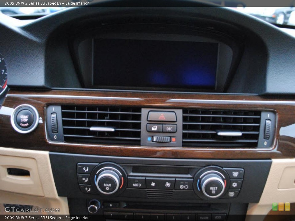 Beige Interior Controls for the 2009 BMW 3 Series 335i Sedan #38635846