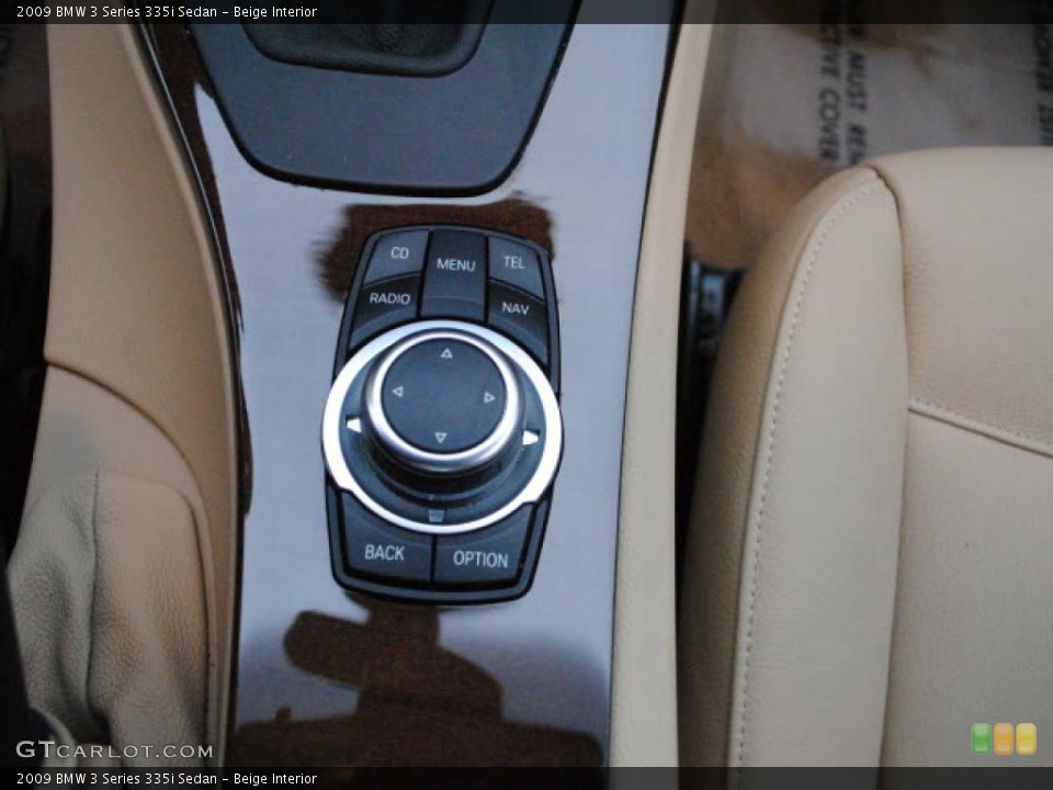 Beige Interior Controls for the 2009 BMW 3 Series 335i Sedan #38635898