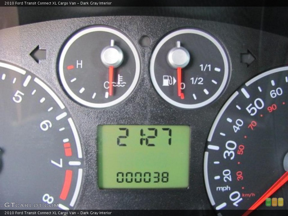 Dark Gray Interior Gauges for the 2010 Ford Transit Connect XL Cargo Van #38636086
