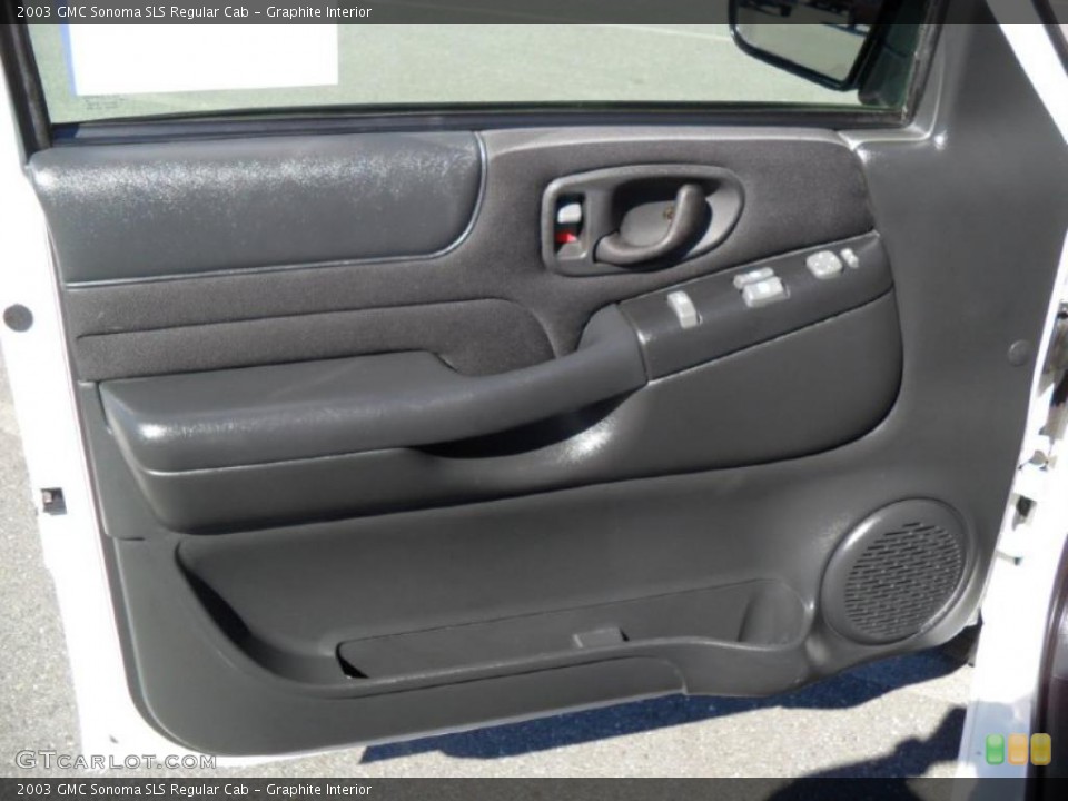 Graphite Interior Door Panel for the 2003 GMC Sonoma SLS Regular Cab #38637346