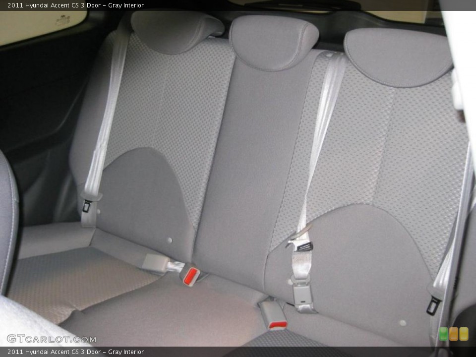 Gray Interior Photo for the 2011 Hyundai Accent GS 3 Door #38637382