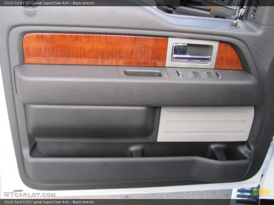 Black Interior Door Panel for the 2010 Ford F150 Lariat SuperCrew 4x4 #38639050