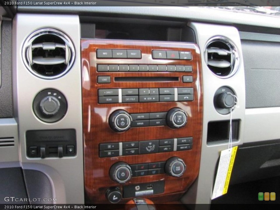 Black Interior Controls for the 2010 Ford F150 Lariat SuperCrew 4x4 #38639121