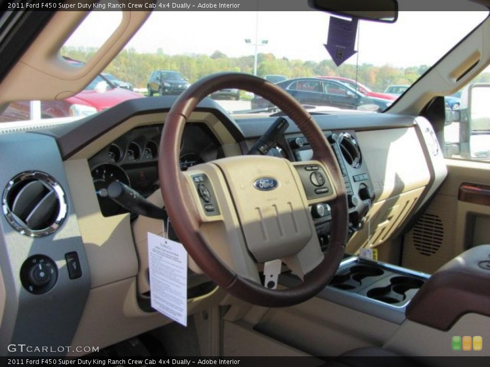 Adobe Interior Photo for the 2011 Ford F450 Super Duty King Ranch Crew Cab 4x4 Dually #38639438
