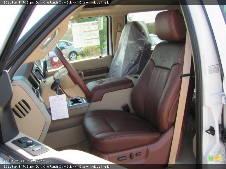 Adobe Interior Prime Interior for the 2011 Ford F450 Super Duty King Ranch Crew Cab 4x4 Dually #38639450