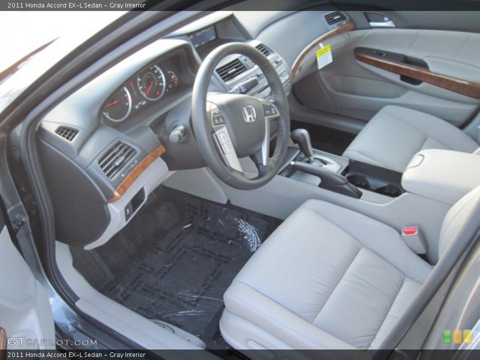 Gray Interior Prime Interior for the 2011 Honda Accord EX-L Sedan #38639698