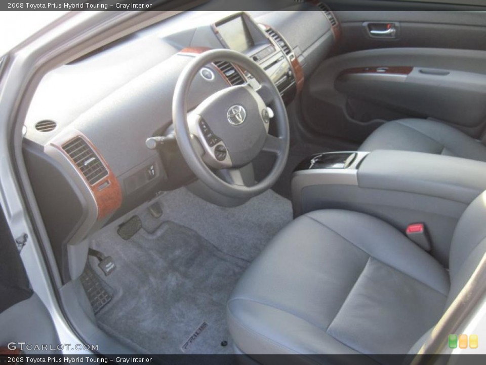Gray Interior Prime Interior for the 2008 Toyota Prius Hybrid Touring #38640142