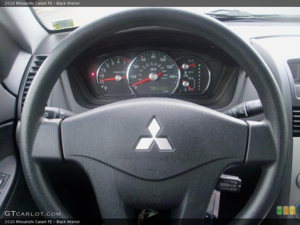 Black Interior Steering Wheel for the 2010 Mitsubishi Galant FE #38641118