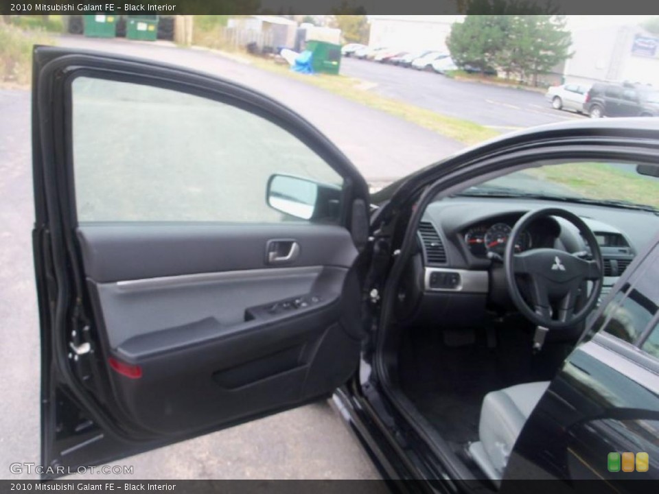Black Interior Door Panel for the 2010 Mitsubishi Galant FE #38641310