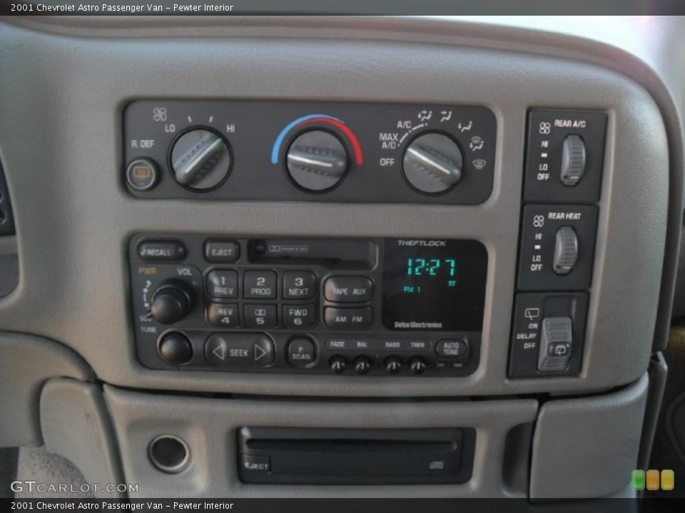 Pewter Interior Controls for the 2001 Chevrolet Astro Passenger Van #38641562