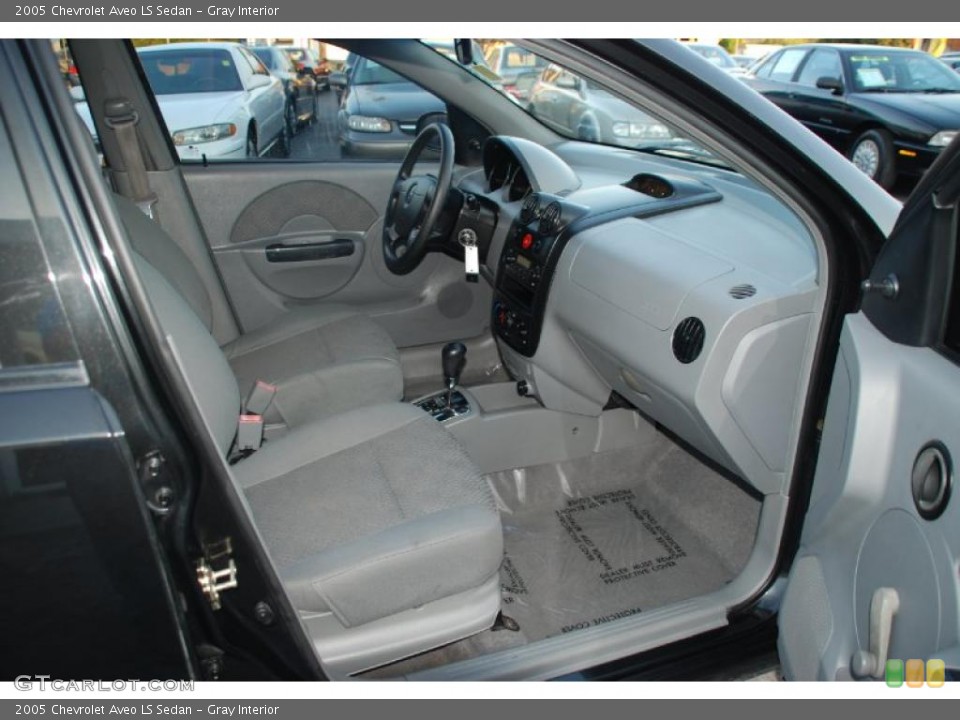 Gray Interior Dashboard for the 2005 Chevrolet Aveo LS Sedan #38641666