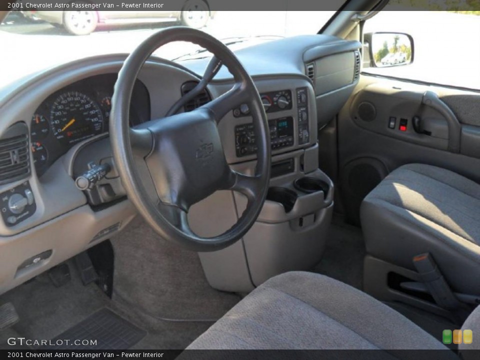 Pewter Interior Prime Interior for the 2001 Chevrolet Astro Passenger Van #38641746