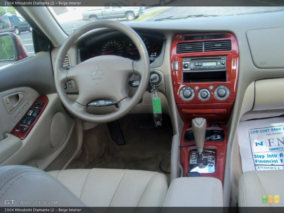 Beige Interior Dashboard for the 2004 Mitsubishi Diamante LS #38641946