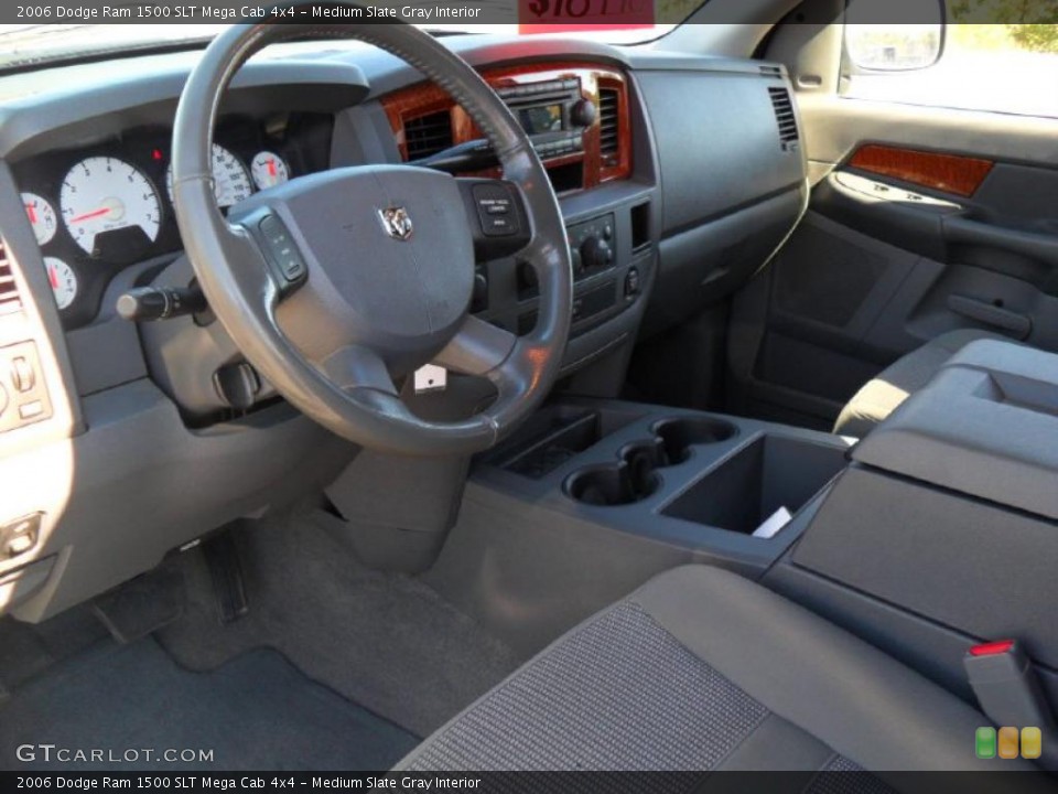 Medium Slate Gray Interior Prime Interior for the 2006 Dodge Ram 1500 SLT Mega Cab 4x4 #38642174