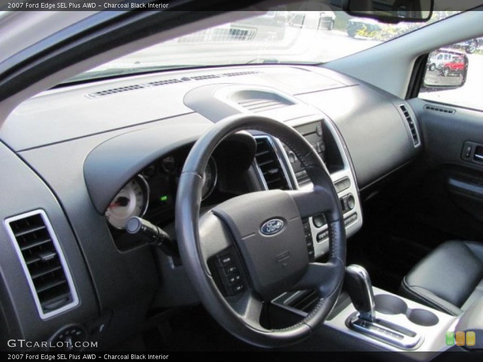 Charcoal Black Interior Prime Interior for the 2007 Ford Edge SEL Plus AWD #38642466