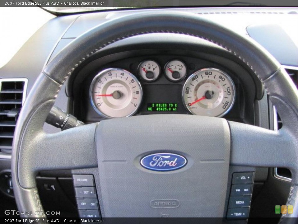 Charcoal Black Interior Controls for the 2007 Ford Edge SEL Plus AWD #38642494