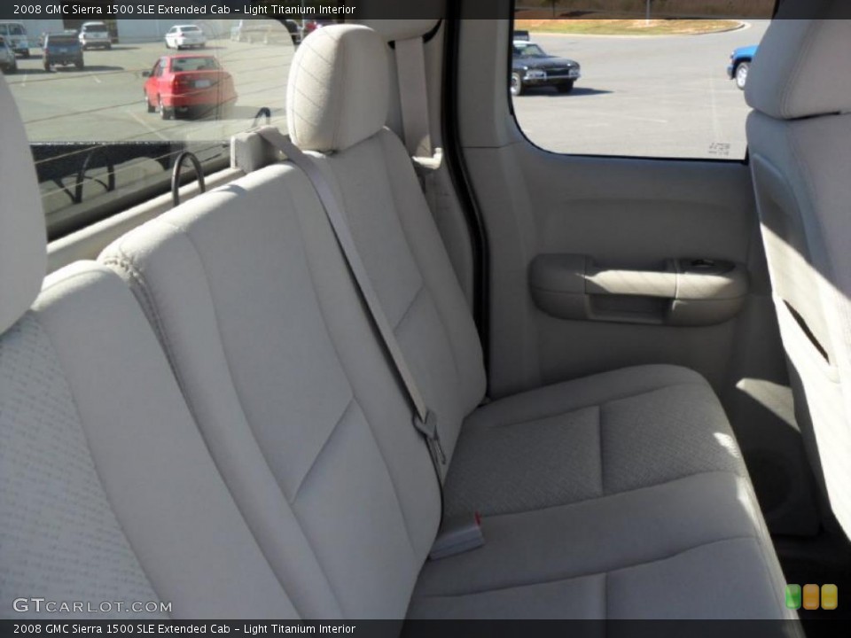 Light Titanium Interior Photo for the 2008 GMC Sierra 1500 SLE Extended Cab #38642498