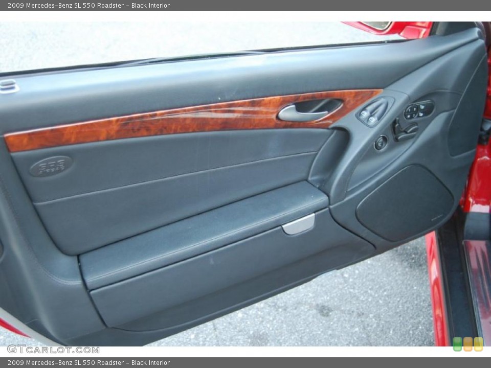 Black Interior Door Panel for the 2009 Mercedes-Benz SL 550 Roadster #38643758