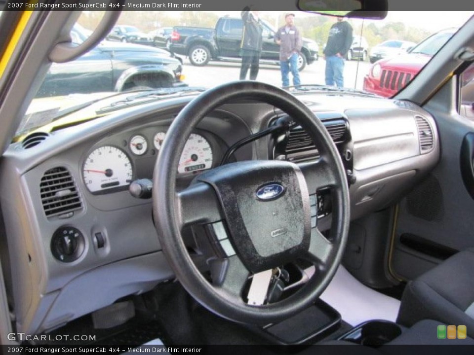 Medium Dark Flint Interior Dashboard for the 2007 Ford Ranger Sport SuperCab 4x4 #38644386