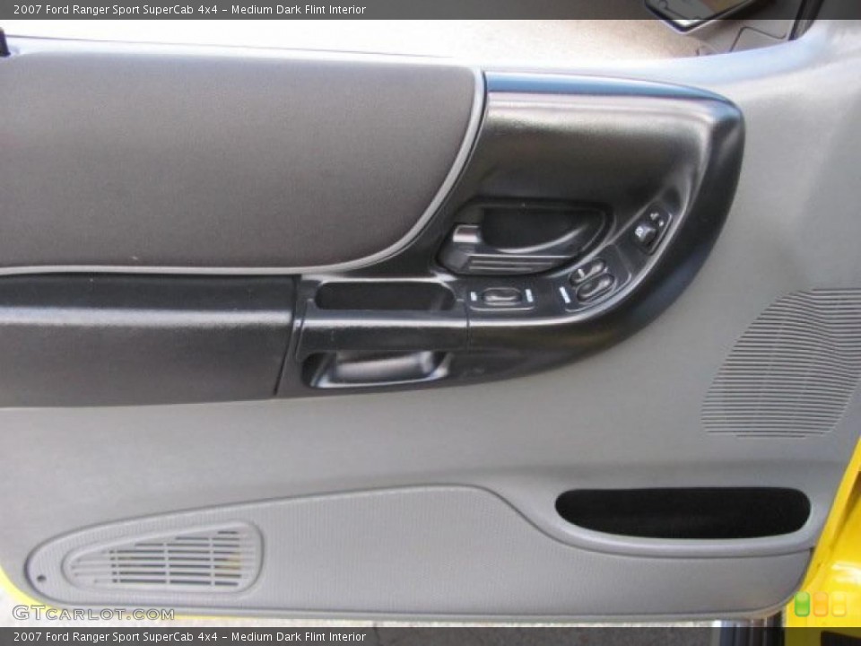 Medium Dark Flint Interior Door Panel for the 2007 Ford Ranger Sport SuperCab 4x4 #38644402