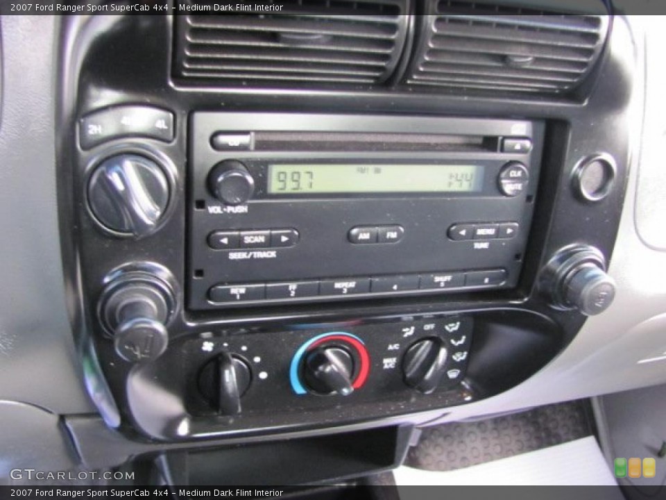 Medium Dark Flint Interior Controls for the 2007 Ford Ranger Sport SuperCab 4x4 #38644418