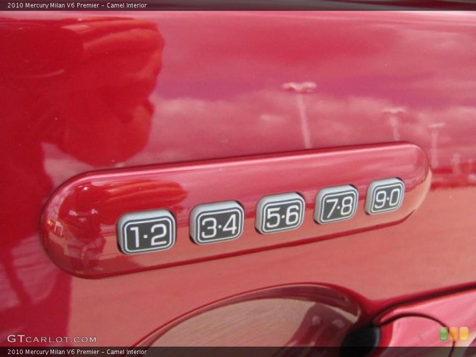 Camel Interior Controls for the 2010 Mercury Milan V6 Premier #38644710