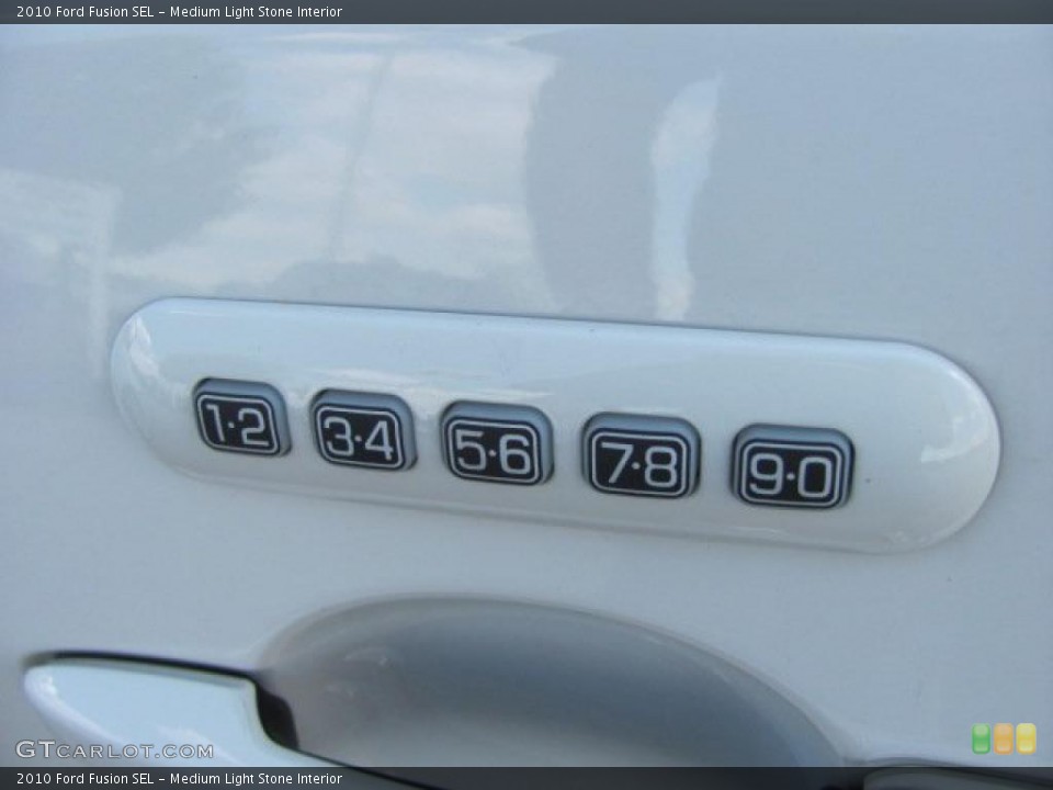 Medium Light Stone Interior Controls for the 2010 Ford Fusion SEL #38645082