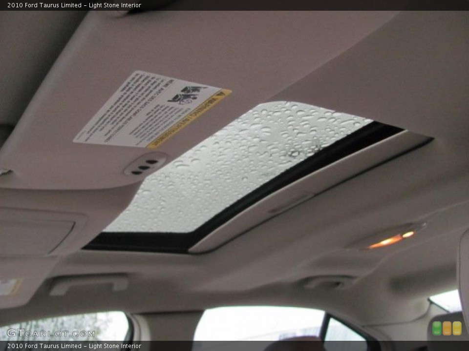 Light Stone Interior Sunroof for the 2010 Ford Taurus Limited #38645962