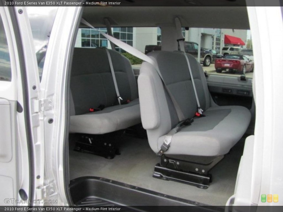 Medium Flint Interior Photo for the 2010 Ford E Series Van E350 XLT Passenger #38646334
