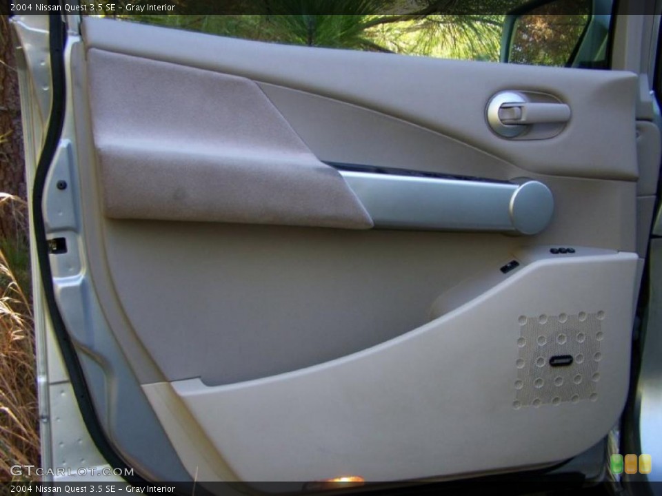 Gray Interior Door Panel for the 2004 Nissan Quest 3.5 SE #38646422