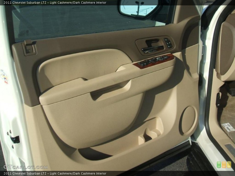 Light Cashmere/Dark Cashmere Interior Door Panel for the 2011 Chevrolet Suburban LTZ #38647574
