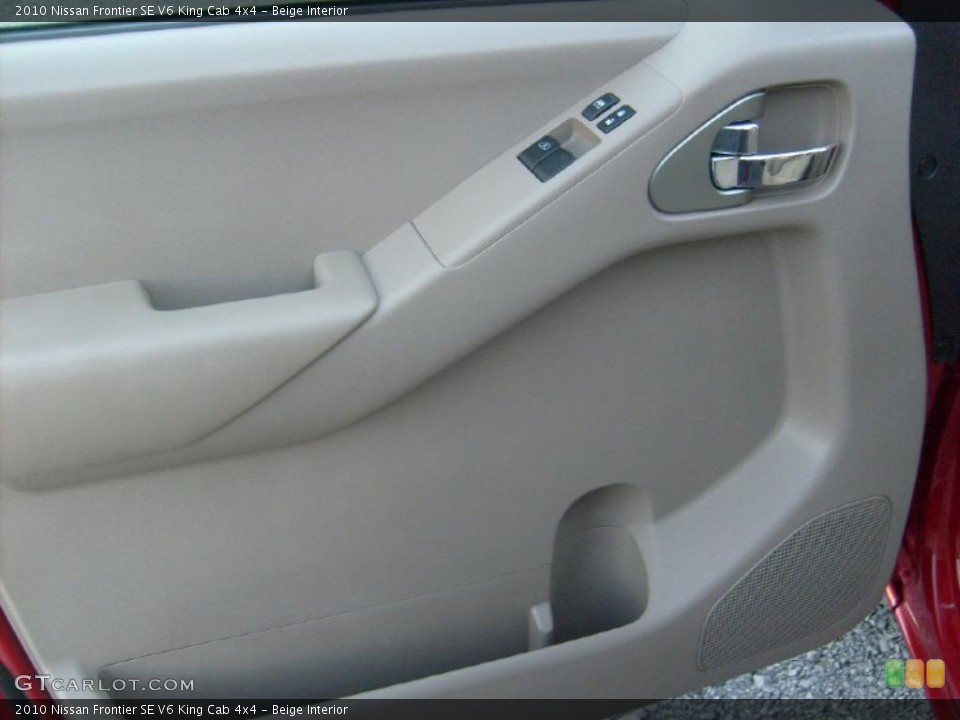 Beige Interior Door Panel for the 2010 Nissan Frontier SE V6 King Cab 4x4 #38647670