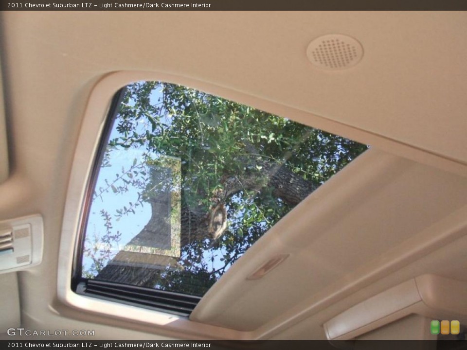 Light Cashmere/Dark Cashmere Interior Sunroof for the 2011 Chevrolet Suburban LTZ #38647698