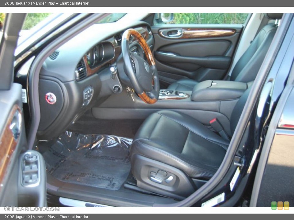 Charcoal Interior Prime Interior for the 2008 Jaguar XJ Vanden Plas #38647846
